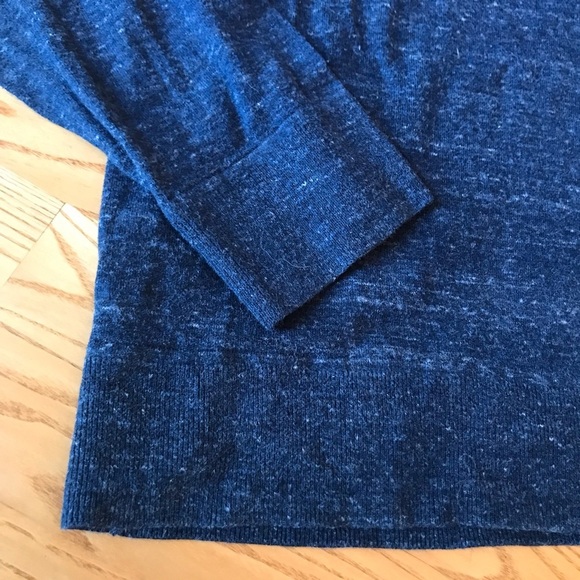 Gap Sweater heathered navy blue lightweight light winter clothes mens size XL - Picture 5 of 7